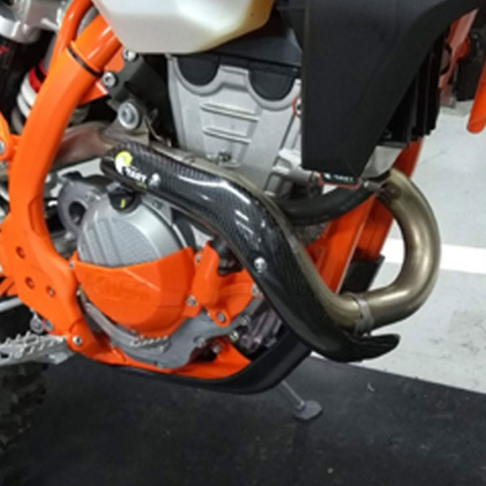 Protetor De Escape KTM EXC-F / XCF / XCF-W 250 4T 17/19 (Composto por fibra de vidro) - Start