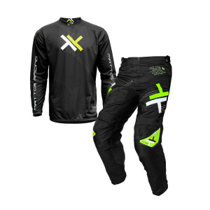 Conjunto Calça + Camisa Mattos Racing Atomic Flúor