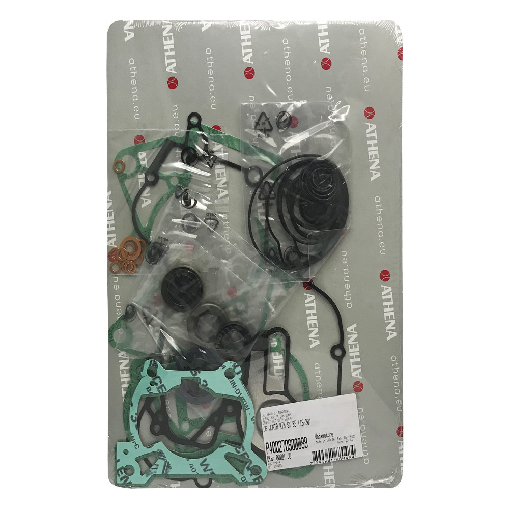 Jogo de Juntas para KTM SX85 18/23 Husqvarna TC85 18/23 GasGas MC85 21/23 - Com Borracha - Athena