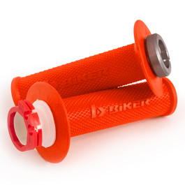 Manopla Biker Lock On 2T para KTM SX 85 18/20 / SX /EXC /XC /XCW 125 /300 17/20 / Husqvarna TC 85 17/20 / TC /TE /TX 125 /250 17/20 - Com Tubo de Acelerador - Par