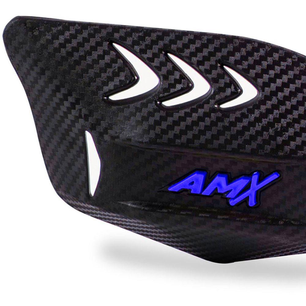 Protetor de Mão Amx Modelo Wing Carbon Preto Azul