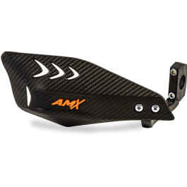 Protetor de Mão Amx Modelo Wing Carbon Preto Laranja