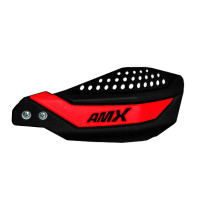 Protetor De Mão Amx Modelo Stone Preto e Vermelho