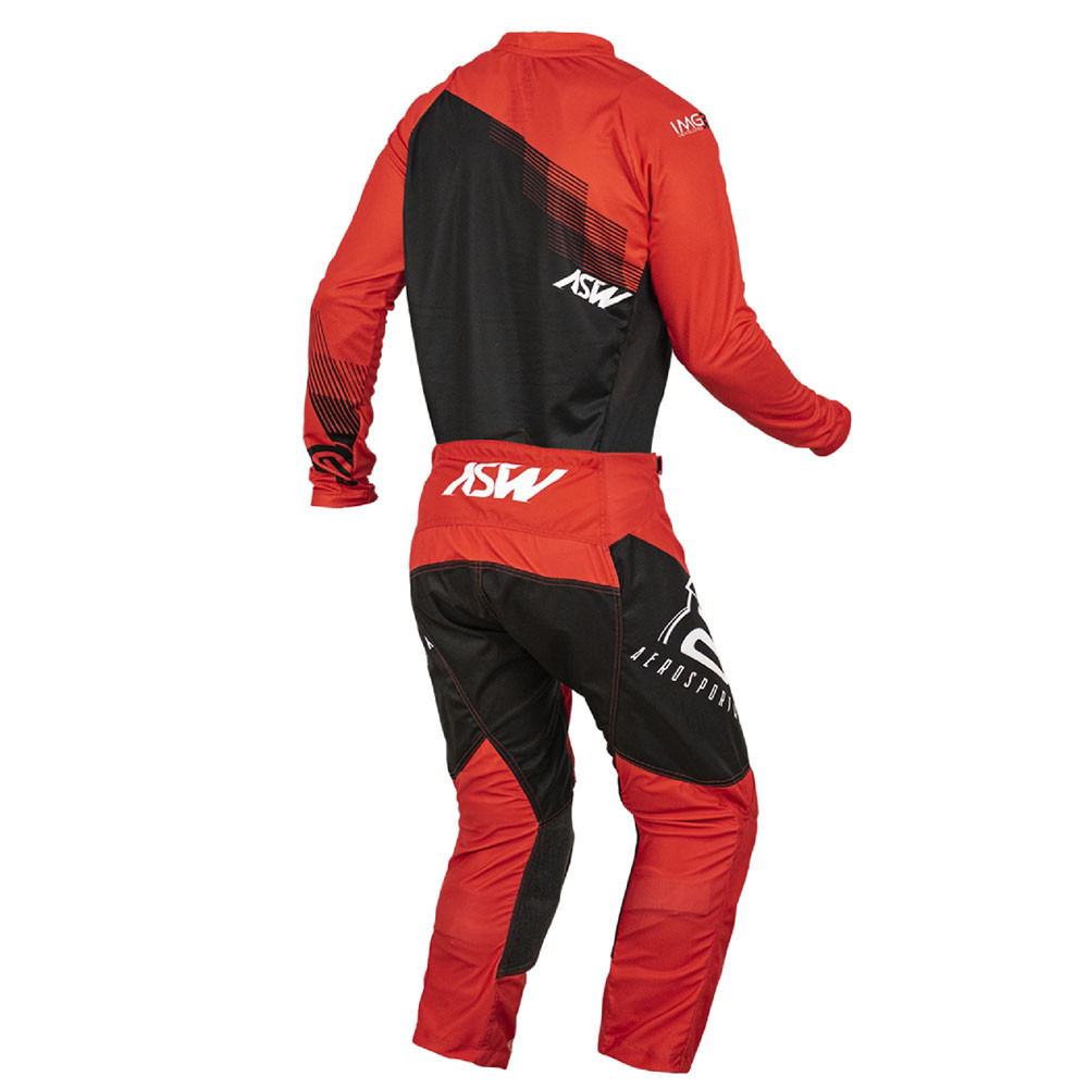 Kit Calça + Camisa Asw Image Spark 22 Vermelho/Preto