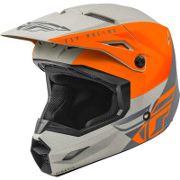 Capacete Fly Kinetic Straight Edge Laranja