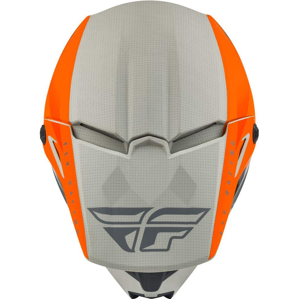 Capacete Fly Kinetic Straight Edge Laranja