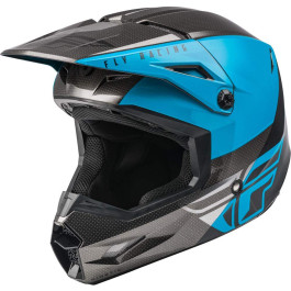 Capacete Fly Kinetic Straight Edge Azul