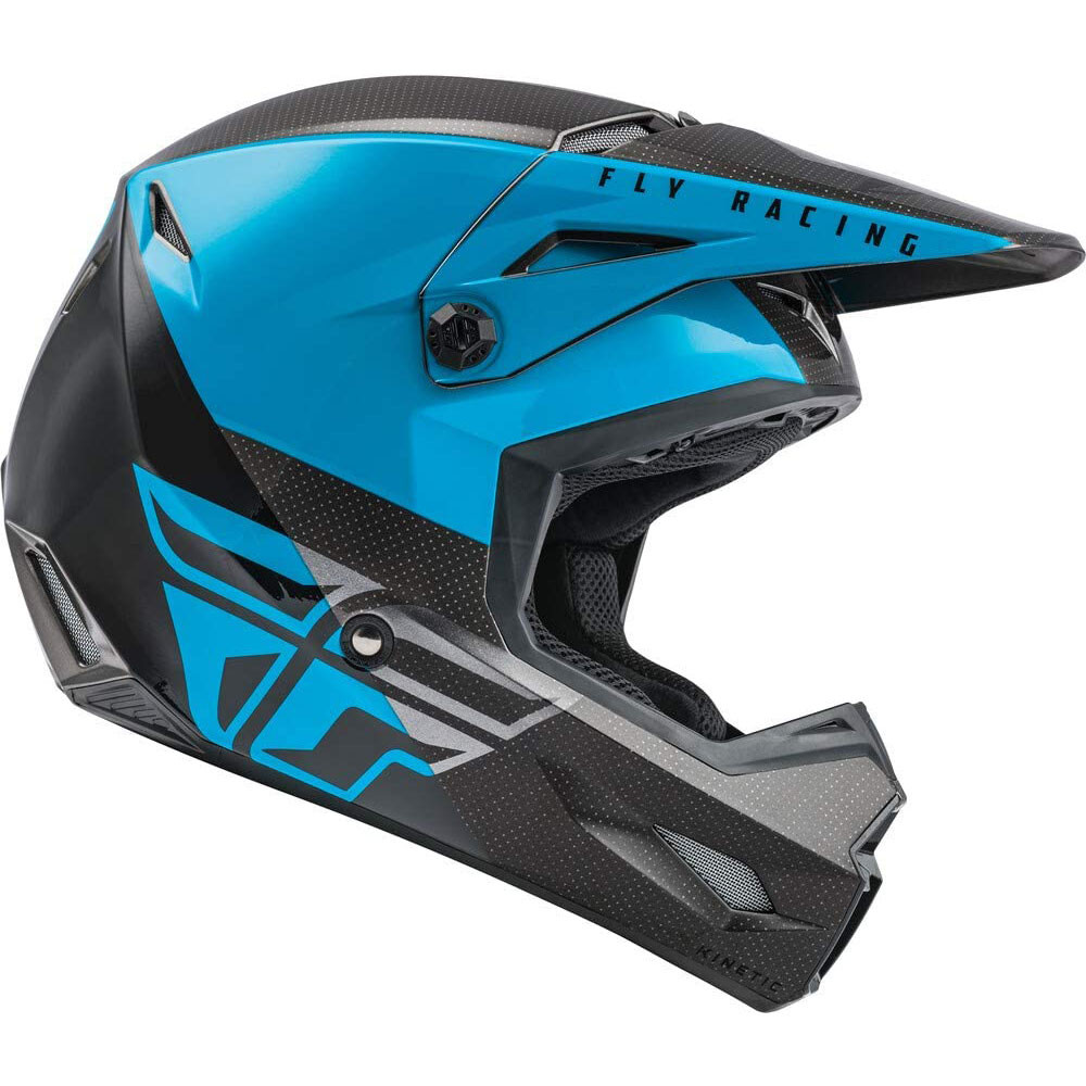 Capacete Fly Kinetic Straight Edge Azul