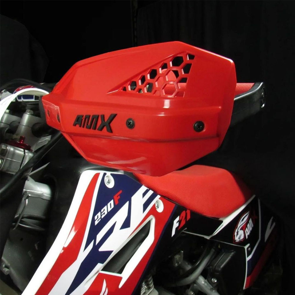 Protetor de Mão Amx Modelo Fechado Defender Vermelho