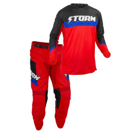 Kit Calça + Camisa Storm First Self Vermelha