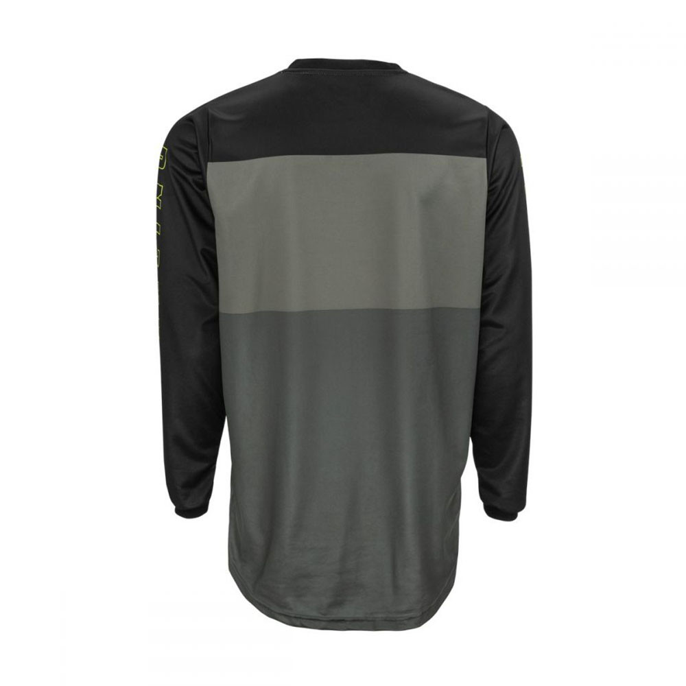 Camisa Fly F-16 22 Cinza/Amarelo Flúor