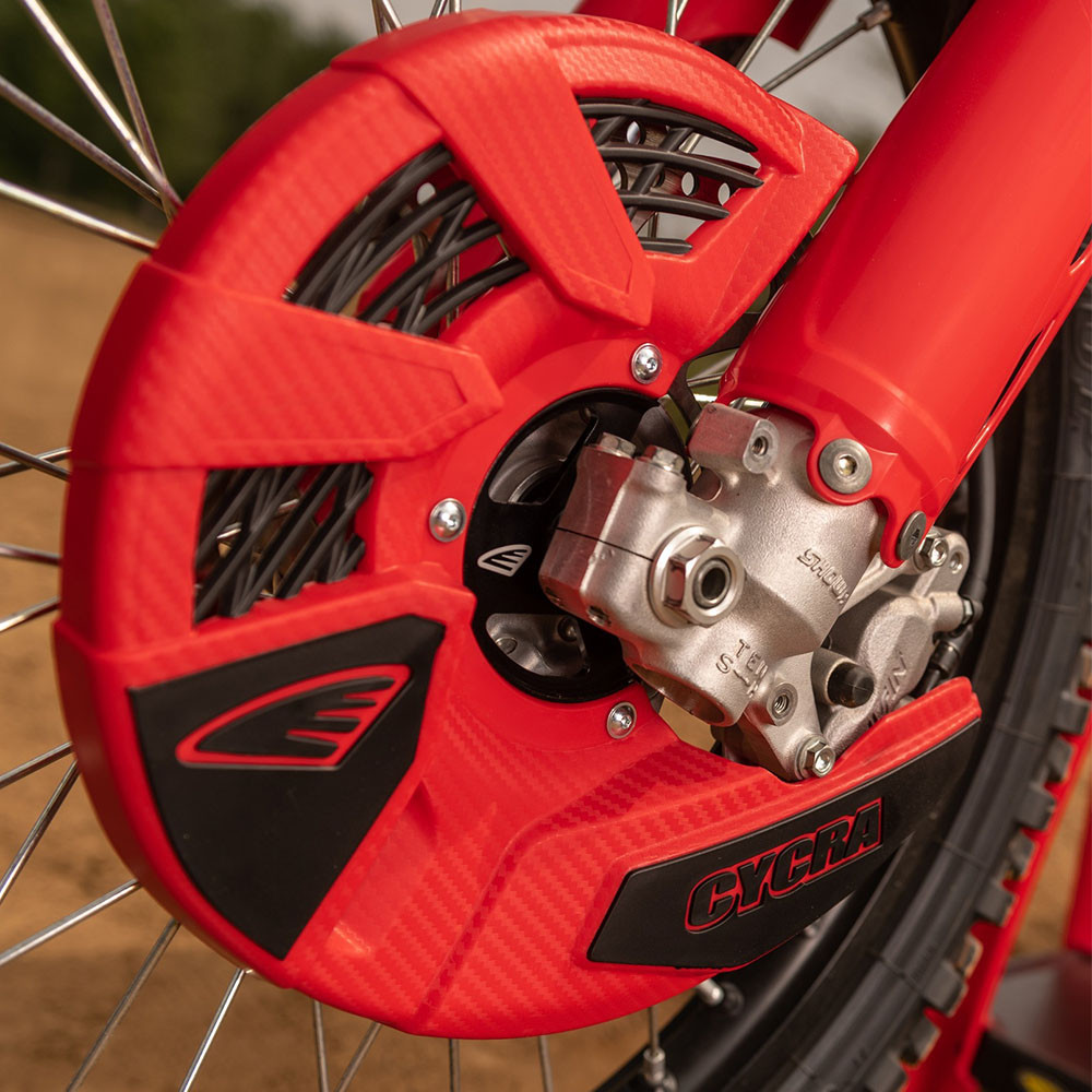 Protetor De Disco De Freio Dianteiro + Kit Montagem para Honda CRF 250R 17/20 CRF 450R 18/20 - Cycra