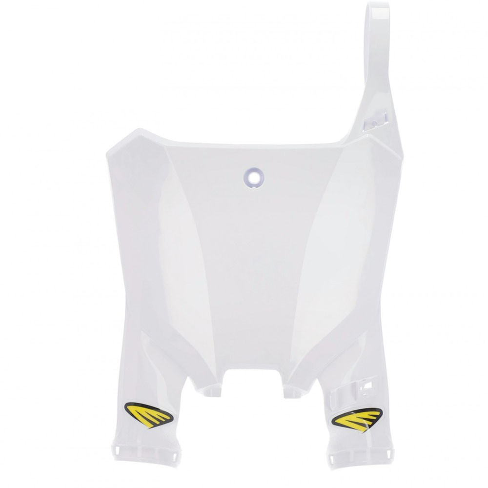 Number Plate Frontal Honda CRF 250R/RX 22/23 CRF 450R/RX 21/23 Branco Modelo Stadium - Cycra