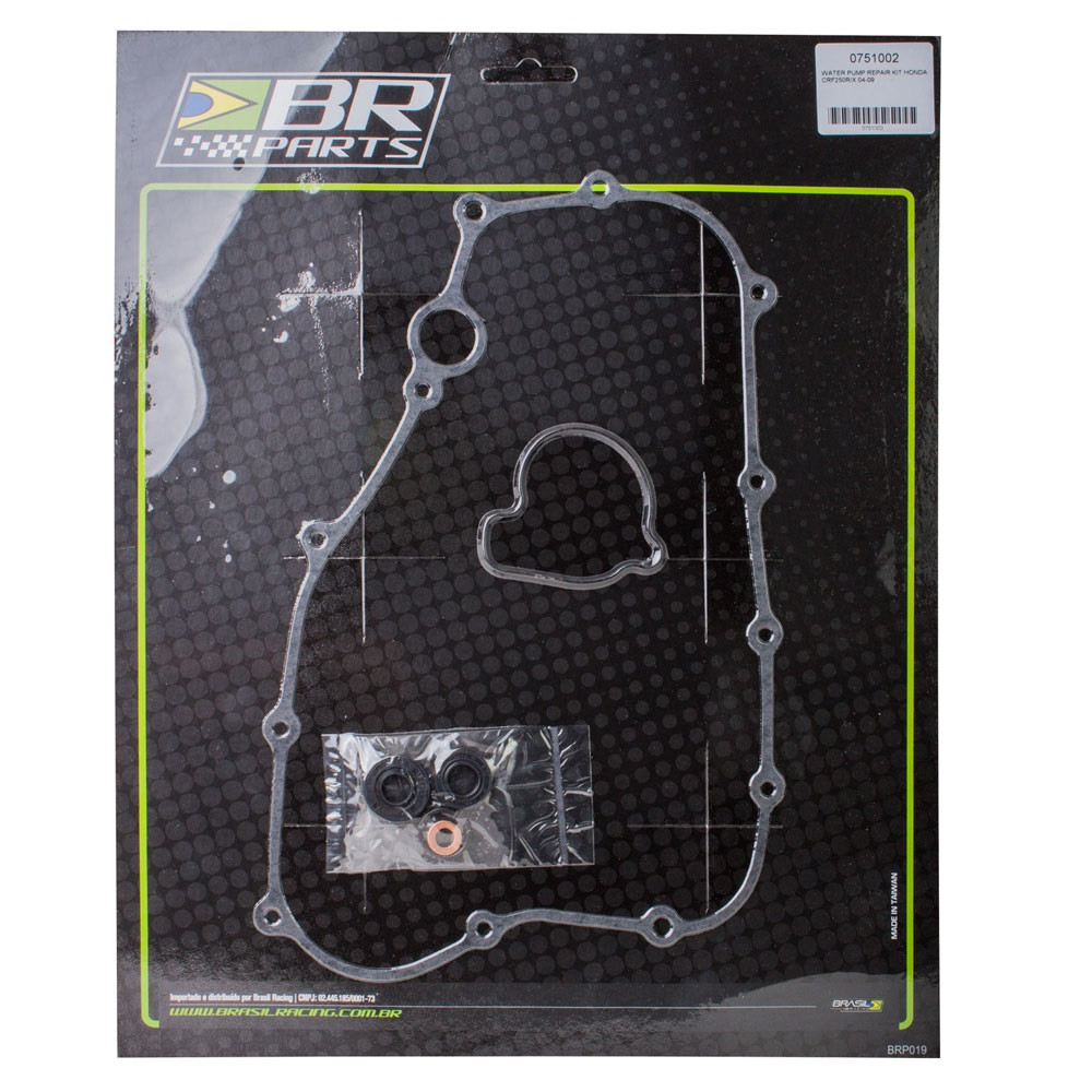 Kit reparo da Bomba D'Agua HONDA CRF450R 09/16 (C/ROLAMENTO + SELO MECANICO) - BR Parts