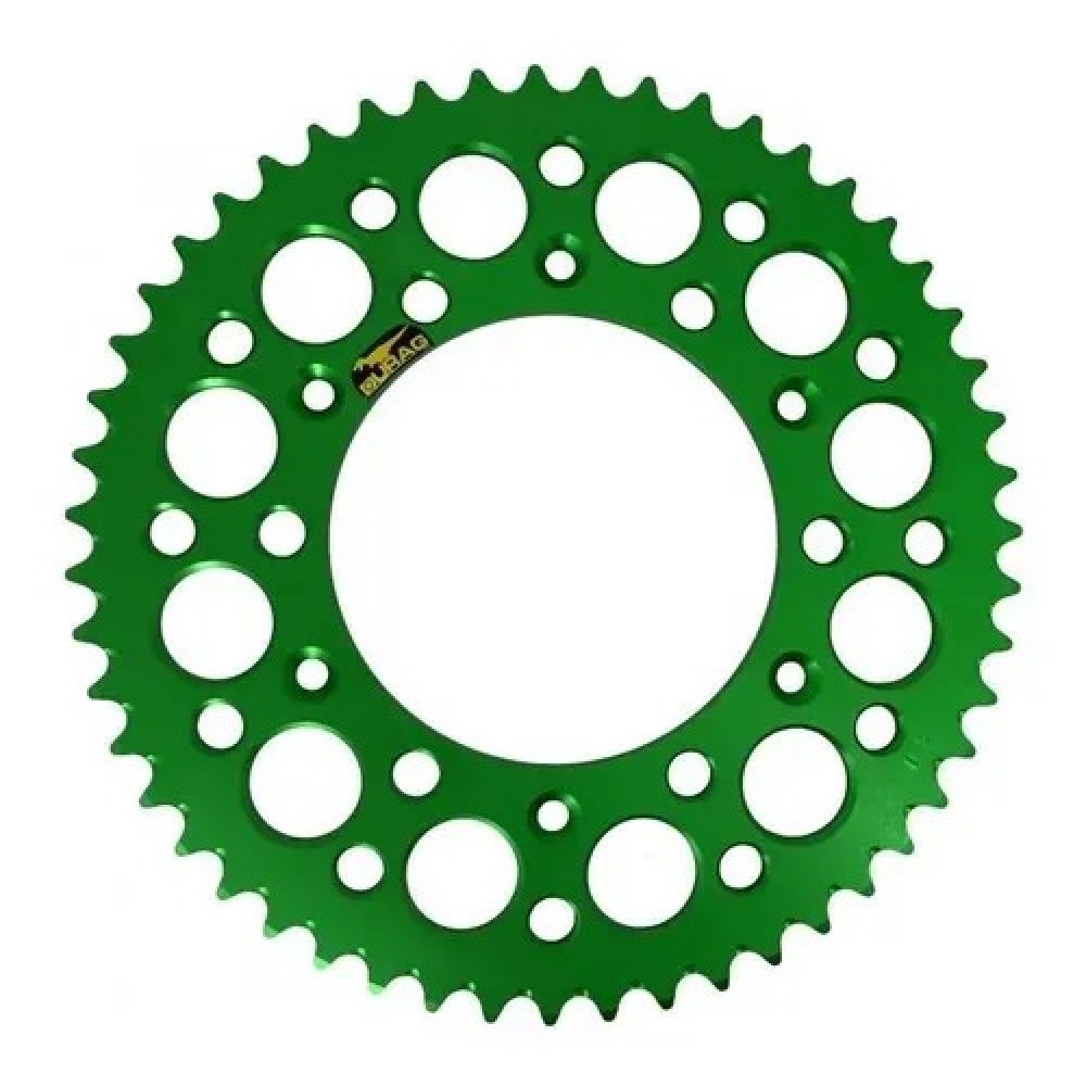 COROA DURAG ALUMINIO Z51 KAWASAKI KXF/KLX 250/450 KX125/250 KDX 200/220 RMZ 250 04/06 VERDE