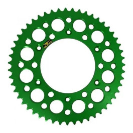 COROA DURAG ALUMINIO Z51 KAWASAKI KXF/KLX 250/450 KX125/250 KDX 200/220 RMZ 250 04/06 VERDE