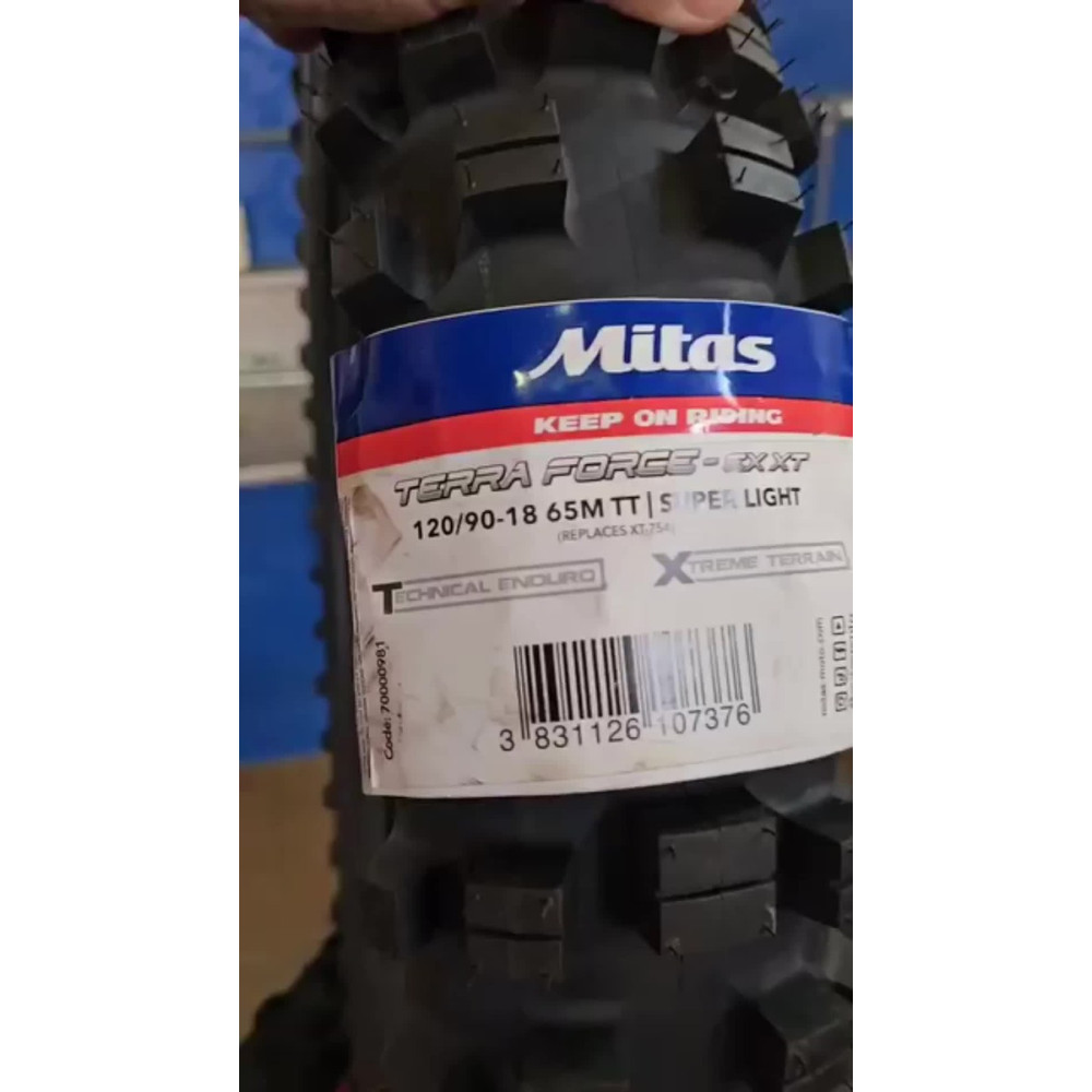 PNEU MITAS 120/90-18 65M TERRA FORCE  EX XT SUPER LIGHT