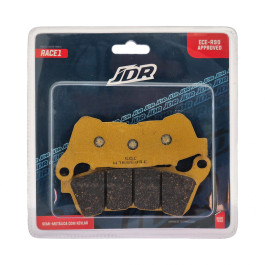 PASTILHA FREIO JDR RACE 1 HARLEY DAVIDSON XL883 14/20 XL1200 CUSTOM 14/20 CX ROADSTER 16/20 XL1200 NS IRON 18 (D)