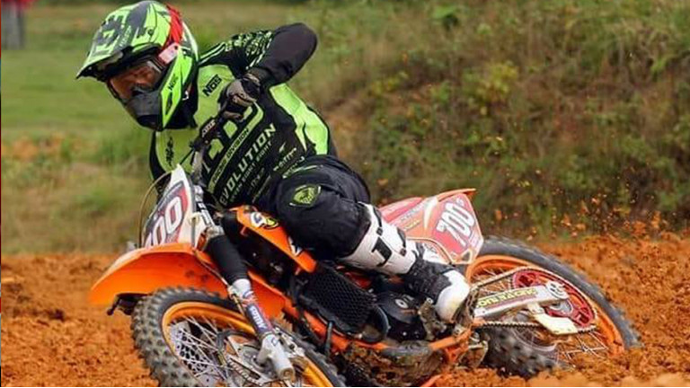 Rodrigo conquista três pódios no Brasileiro de Velocross.