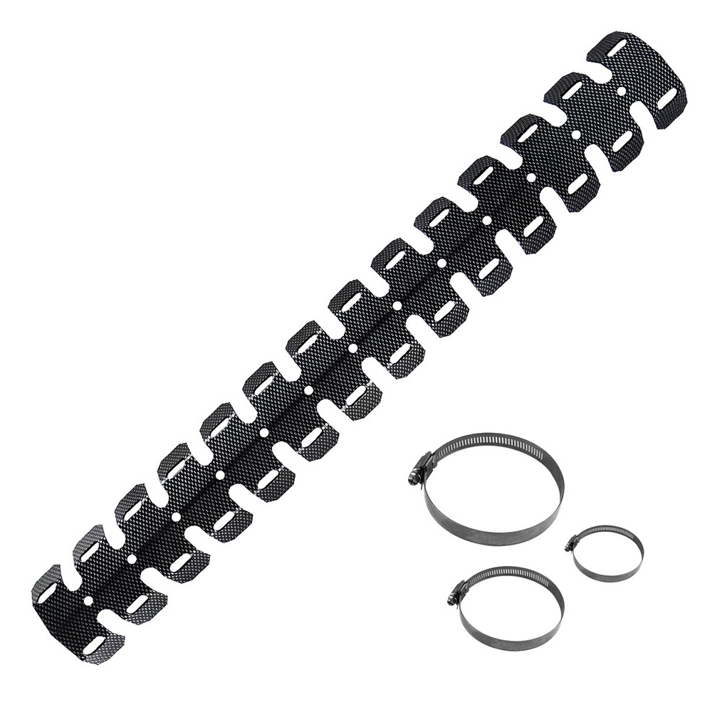 Protetor de Escape JDR para Motos 2 Tempos - Cor Carbono