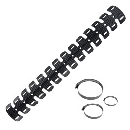 Protetor de Escape JDR para Motos 2 Tempos - Cor Carbono