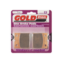 Pastilha de Freio Traseira Goldfren para BMW - Verificar Aplicação na Descrição - 081 S3 Racing