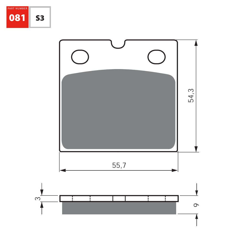 Pastilha de Freio Traseira Goldfren para BMW - Verificar Aplicação na Descrição - 081 S3 Racing