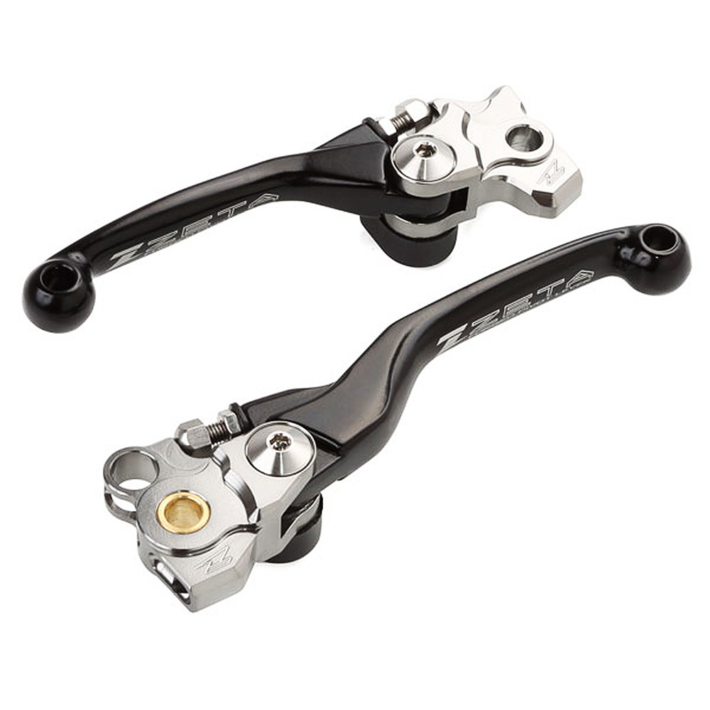 Par de Manetes Zeta 3Finger Pivot FP para Kawasaki KXF450 19