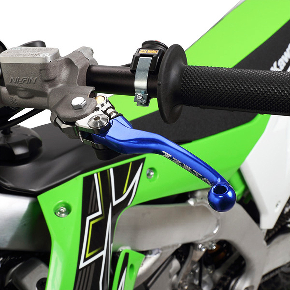 Par de Manetes Zeta 3Finger Pivot FP para Kawasaki KXF450 19