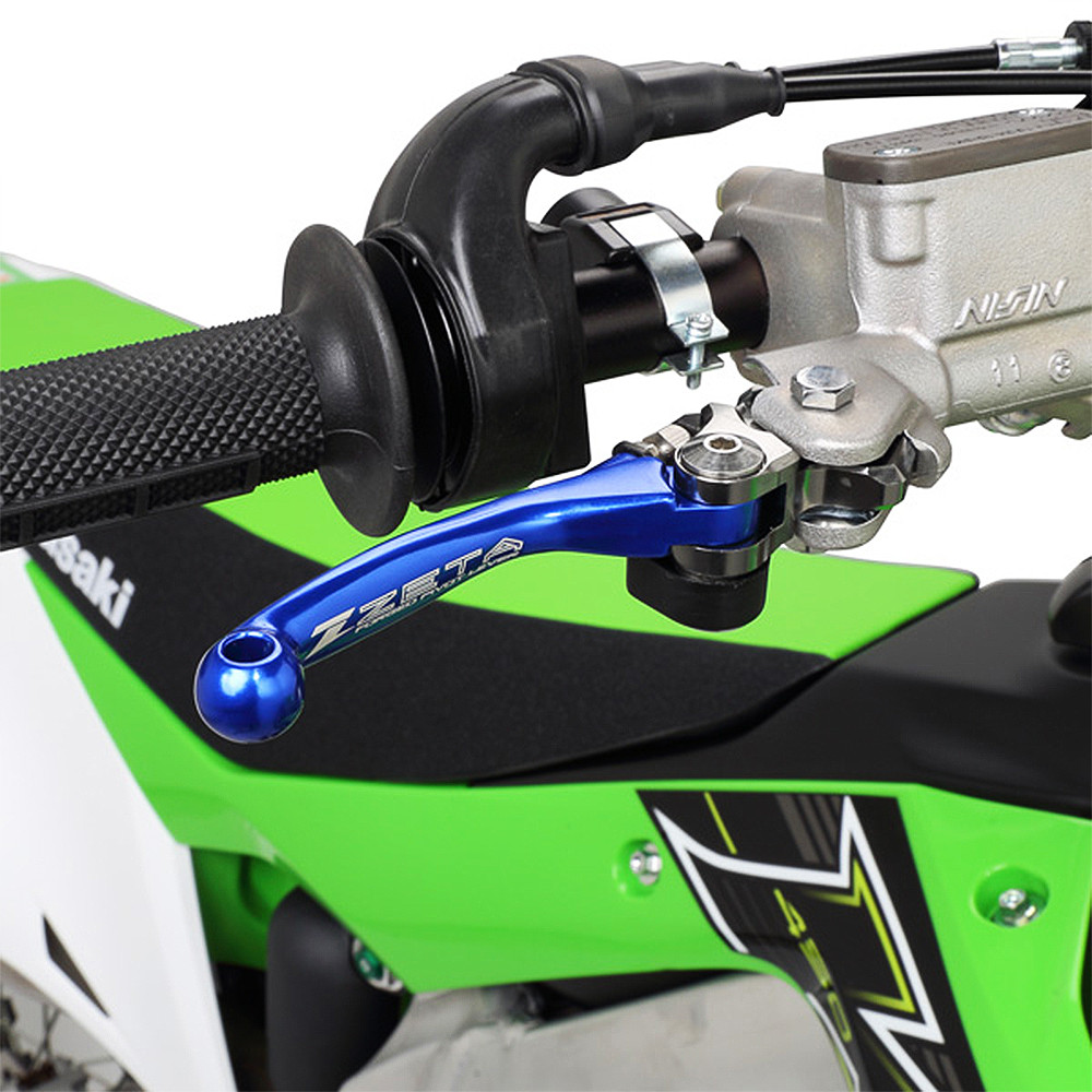 Par de Manetes Zeta 3Finger Pivot FP para Kawasaki KXF450 19