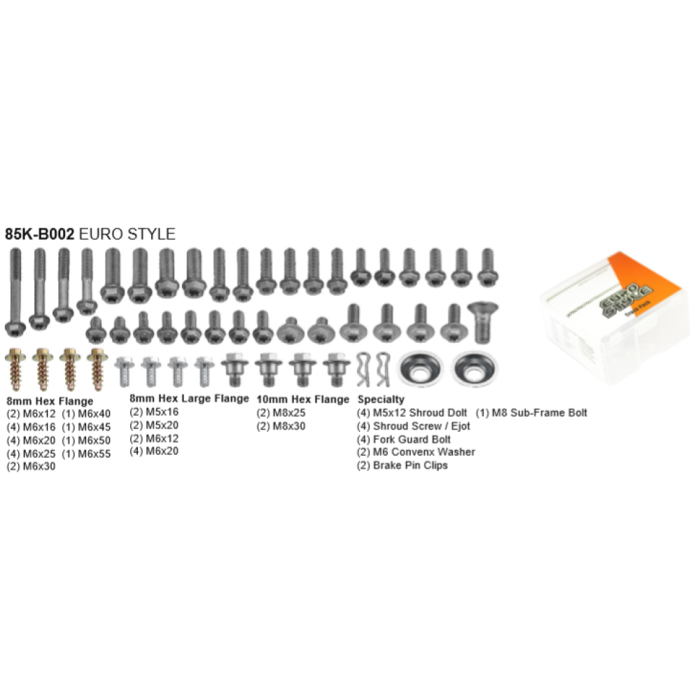 Kit Parafuso JDR Track Pack para KTM (Euro)