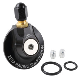 Tampa com Válvula Adaptadora ZETA para colocar Nitrogênio Amortecedor Traseiro WP - Dent Type - 58mm