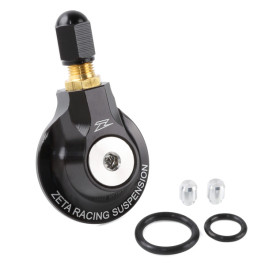 Tampa com Válvula Adaptadora ZETA para colocar Nitrogênio Amortecedor Traseiro WP - Flat Type - 64mm