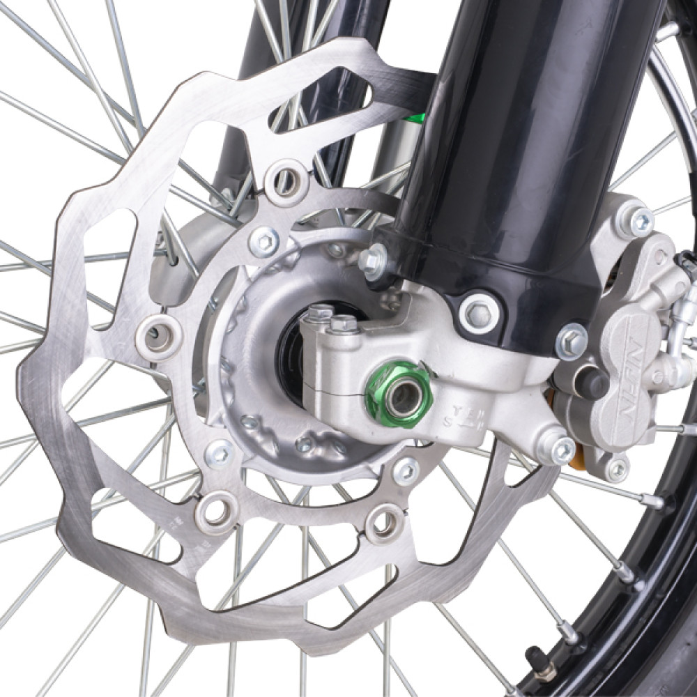 Porca do Eixo da Roda Dianteira em Aluminio ZETA - Kawasaki KX125/250 (04/08) KXF250 (04/20) KXF450 (06/20) KLX450 (08/19)