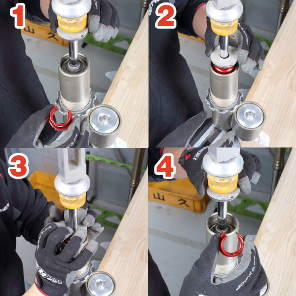 Ferramenta Especial DRC para Desmontar o Amortecedor Traseiro sem Danificar o Retentor