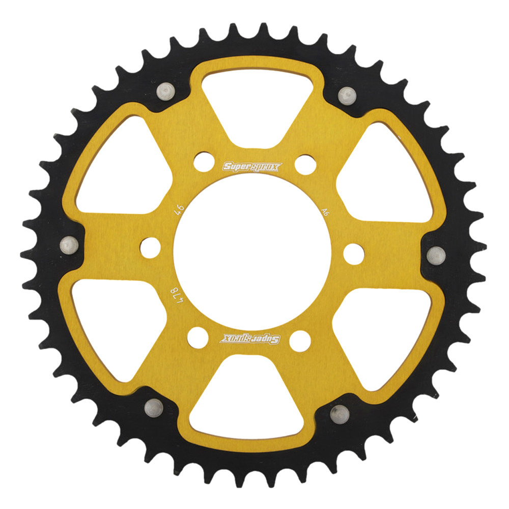 Coroa Supersprox Stealth para Kawasaki Z650 (17/20) ZX-6R Ninja (05/20) ER-6N (06/19) Versys 650 (07/20) Vulcan 650 (15/20) (Corrente 520)