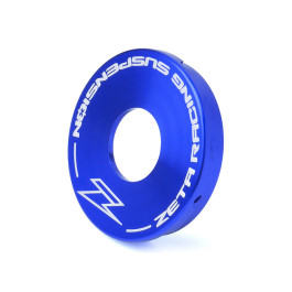 Tampa da Haste do Amortecedor Traseiro em Alumínio Anodizado ZETA - KYB 46mm - Azul