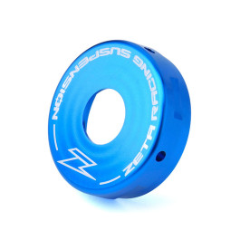 Tampa da Haste do Amortecedor Traseiro em Alumínio Anodizado ZETA -  WP 46mm - Azul Huskvarna