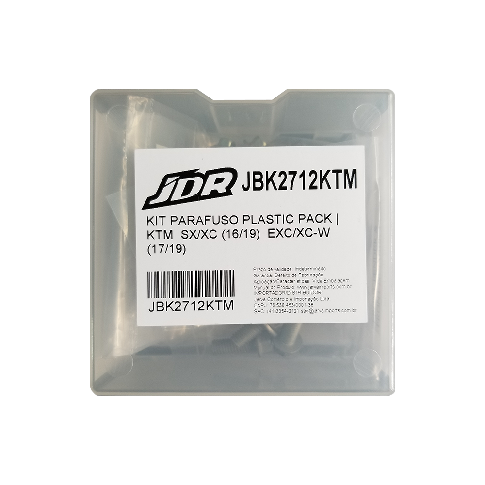 Kit Parafuso Plastic Pack para KTM SX/XC (16/19) EXC/XC-W (17/19)