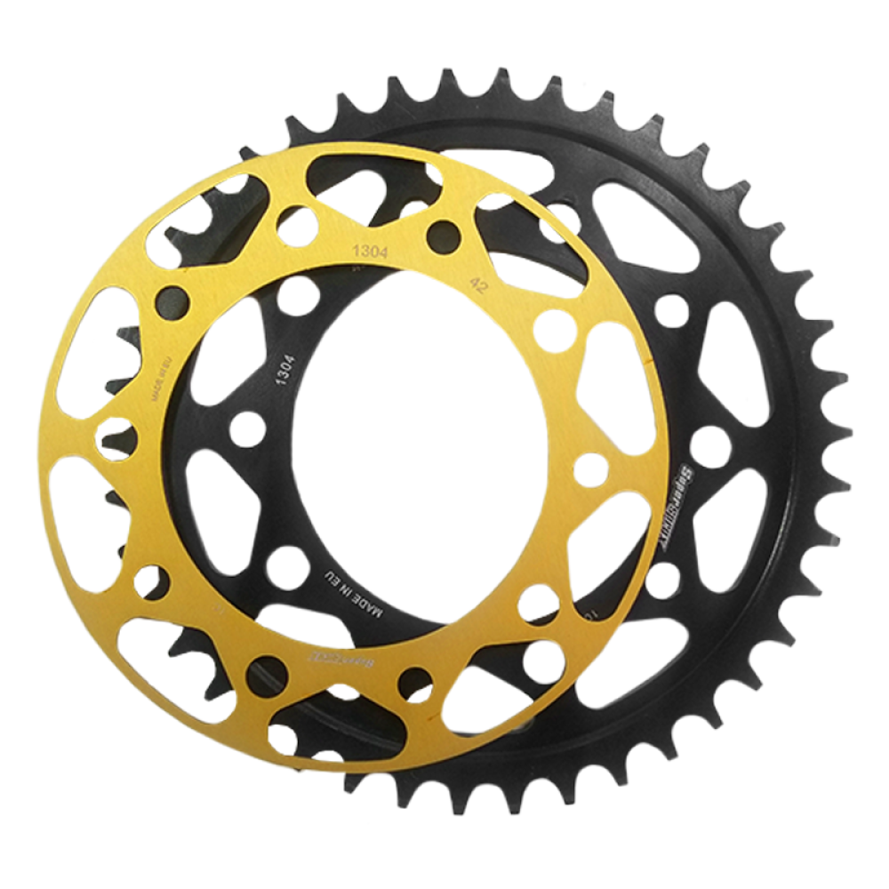 Coroa Supersprox de Aço para Honda CB600F Hornet (Com Plate Dourado)