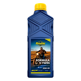 Óleo Semi Sintético Para Motores 4 Tempos Putoline Formula V-Twin Viscosidade 20w40 1 Litro