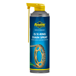 Spray Lubrificante Para Correntes Com Retentor Com Alto Poder de Fixação Putoline O-Ring / X-Ring Chainspray 500 ml