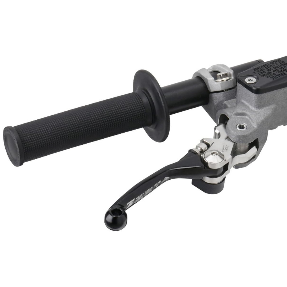 Par de Manetes Zeta Pivot FP 3 Finger GasGas MC125/250 (24/25) MC250F/350F/450F (24/25) EC250/300 (21/25) EC250F/350F (21/25) EC450F (24/25) Husqvarna TE150i/250i/300i (22/25) FE250/350/450 (22/25) Preto