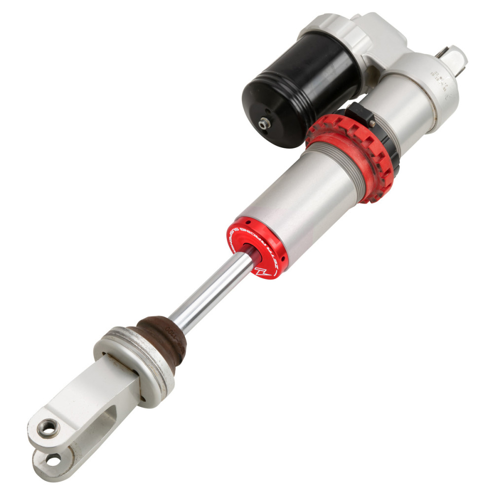 Tampa Da Haste Do Amortecedor Traseiro Zeta Em Alumínio Anodizado WP 50mm GasGas MC125 (21/25) MC250F/450F (21/25) EX250F/350F/450F (21/25) EX300 (21/25) EC250/300 (21/25) EC250F/350F (21/25) Vermelho