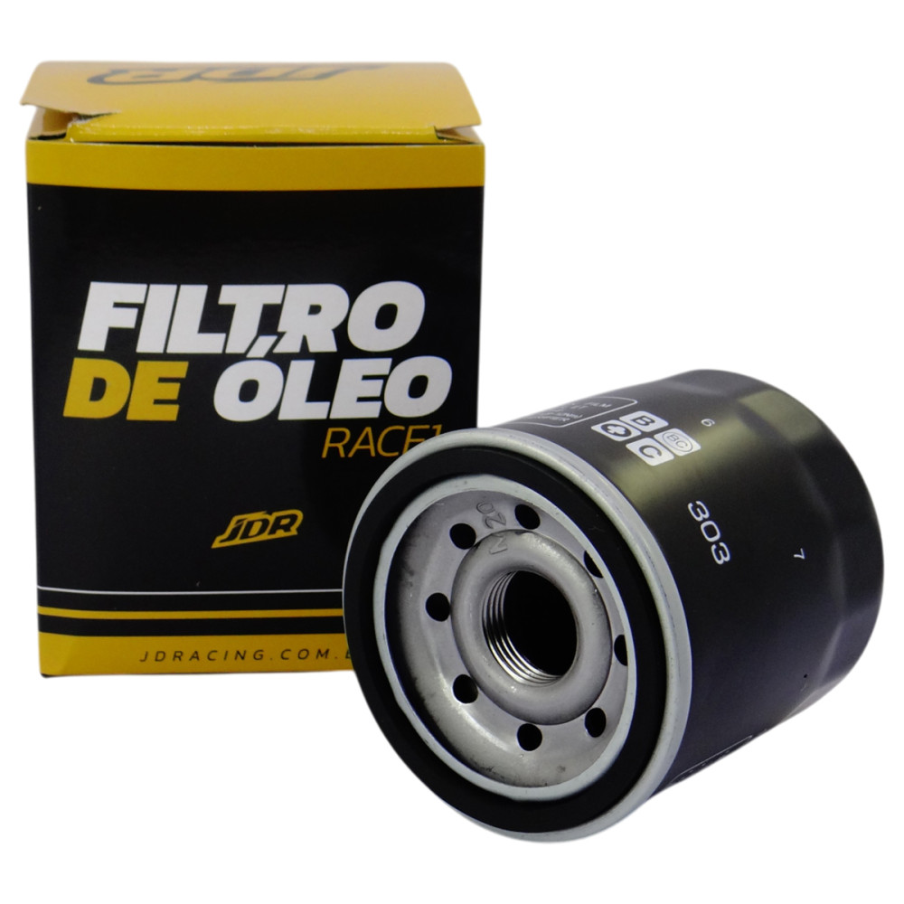 Filtro De Óleo JDR Para Kawasaki KLE300 Versys-X 17/20 Versys 650 08/19 Versys 1000 12/20  Ninja 300 13/17 Ninja 400 18/20 ER6-N/F 07/16 ZX-6R 07/13 ZX-10R 06/18 / Honda XL650 V Transalp 01/07