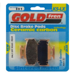 Pastilha De Freio Traseira Goldfren Modelo K5-LX Para Kawasaki KDX KX KLX Suzuki RM DR Yamaha DT WR YZ XTZ 001K5