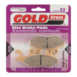 Pastilha De Freio Dianteiro Goldfren Modelo S3 Para  Husqvarna CR WR  Yamaha YZ125 YZ250 Suziki RM125 RM250 002S3