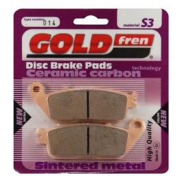 Pastilha De Freio Traseira/Dianteira Goldfren Modelo S3 Para BMW C 600 Honda CB 500 CBR 600 Triumph 800 Kawasaki EX 650 Ninja 014S3