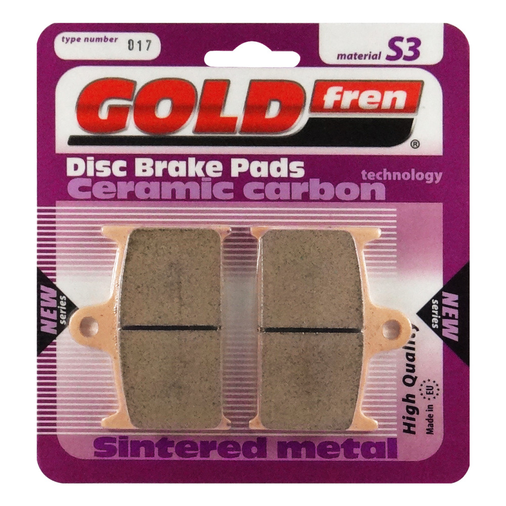 Pastilha De Freio Dianteiro Goldfren Modelo S3 Para Triumph Tiger 1200 Explorer Triumph Tiger 1200 Explorer XC 017S3