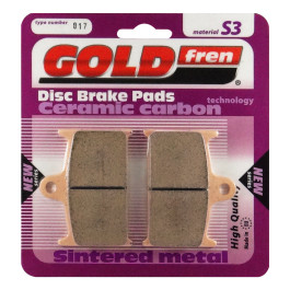 Pastilha De Freio Dianteiro Goldfren Modelo S3 Para Triumph Tiger 1200 Explorer Triumph Tiger 1200 Explorer XC 017S3